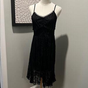 Elegant Black Lace Dress